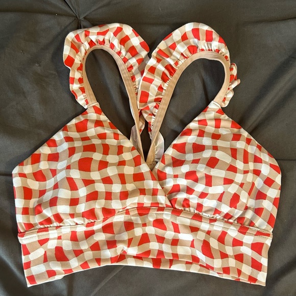 OFFLINE Aerie Xtra High Waisted Crossover Legging + Xtra Ruffle Sports Bra SET - Picture 5 of 11